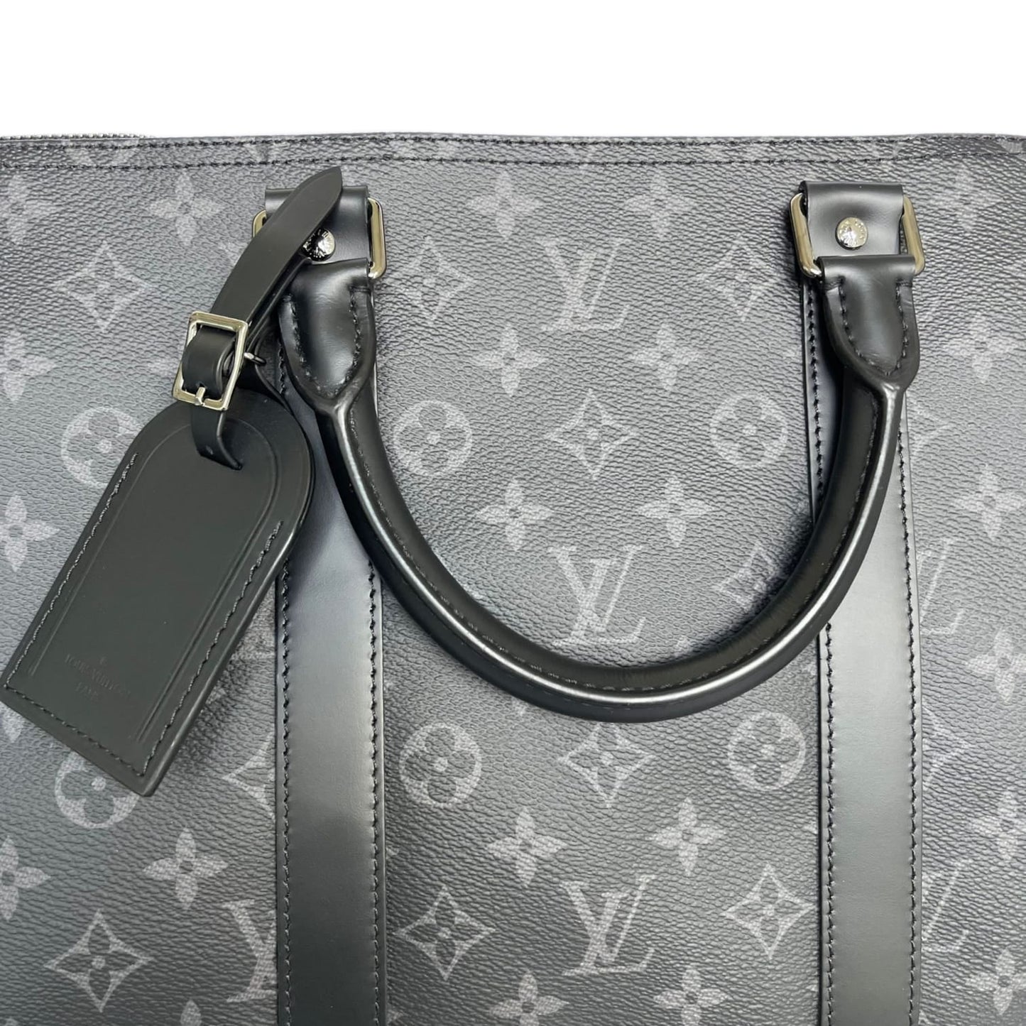 Louis-Vuitton Keepall Bandoulière 55 Monogram Eclipse SHW