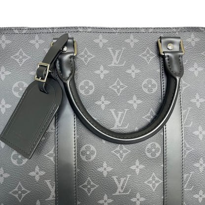 Louis-Vuitton Keepall Bandoulière 55 Monogram Eclipse SHW