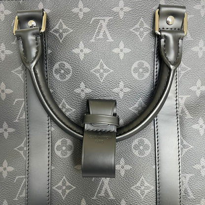 Louis-Vuitton Keepall Bandoulière 55 Monogram Eclipse SHW