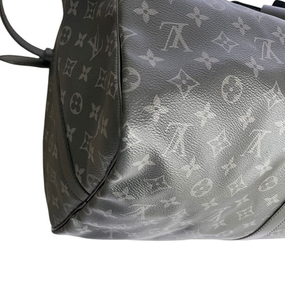 Louis-Vuitton Keepall Bandoulière 55 Monogram Eclipse SHW