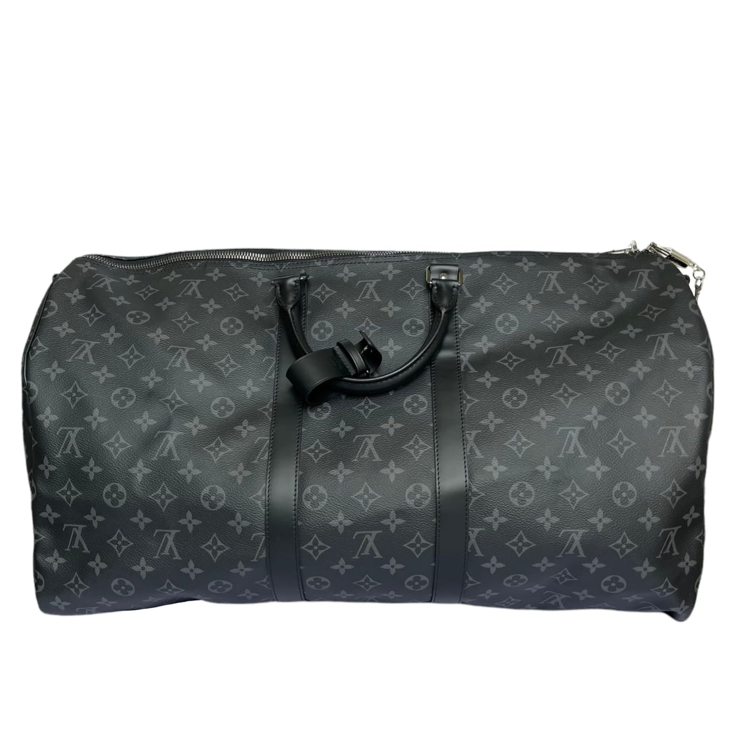 Louis-Vuitton Keepall Bandoulière 55 Monogram Eclipse SHW