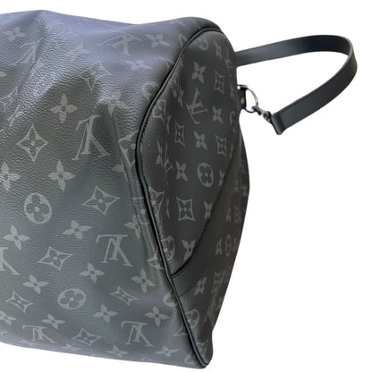 Louis-Vuitton Keepall Bandoulière 55 Monogram Eclipse SHW