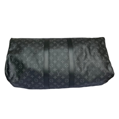 Louis-Vuitton Keepall Bandoulière 55 Monogram Eclipse SHW