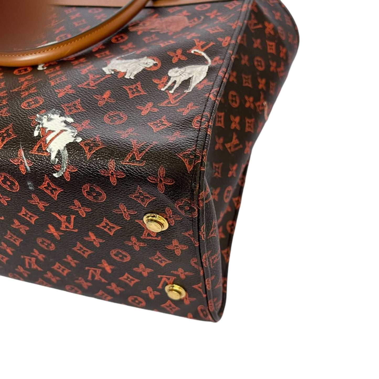 Louis-Vuitton XXL City Steamer Cabas Grace Coddington Catogram GHW