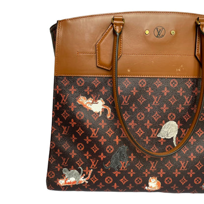 Louis-Vuitton XXL City Steamer Cabas Grace Coddington Catogram GHW