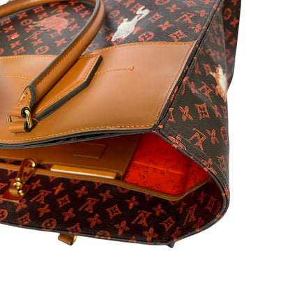 Louis-Vuitton XXL City Steamer Cabas Grace Coddington Catogram GHW