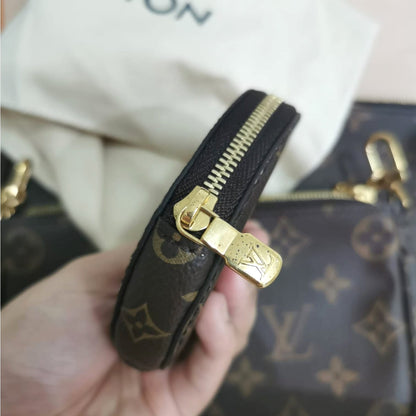 Louis-Vuitton Monogram Multi Pochette Accessoires Khaki GHW