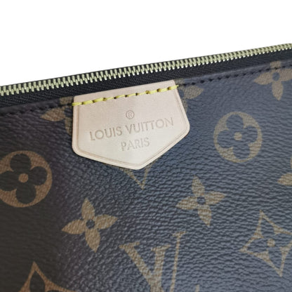 Louis-Vuitton Monogram Multi Pochette Accessoires Khaki GHW