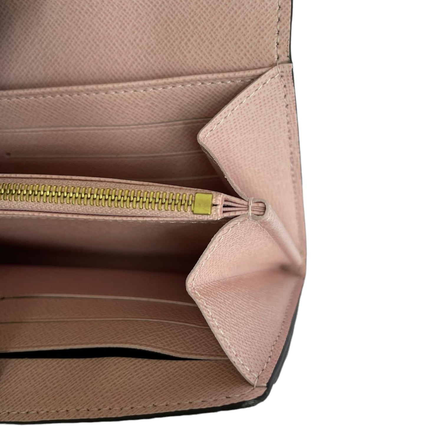 Louis-Vuitton Sarah Wallet Rose Ballerine GHW