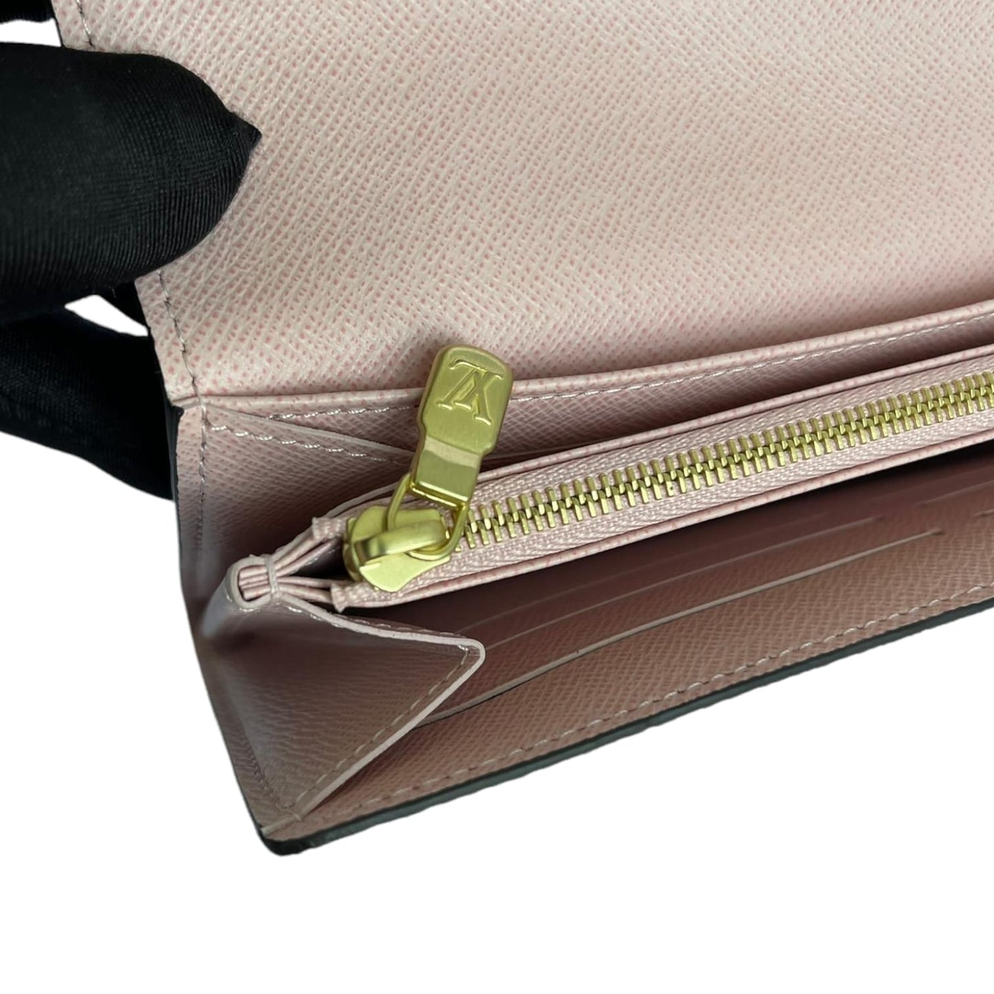 Louis-Vuitton Sarah Wallet Rose Ballerine GHW