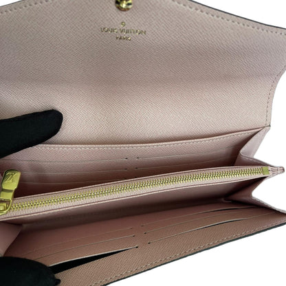 Louis-Vuitton Sarah Wallet Rose Ballerine GHW