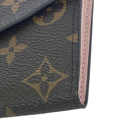 Louis-Vuitton Sarah Wallet Rose Ballerine GHW