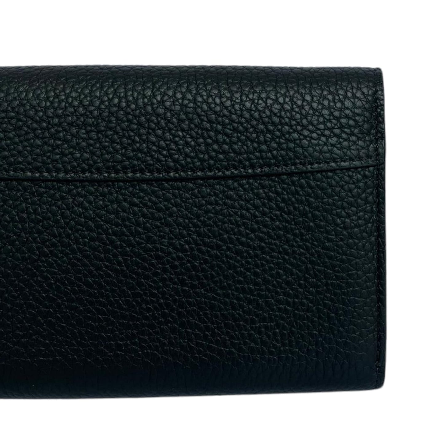 Louis-Vuitton Capucines Wallet Taurillon Black GHW