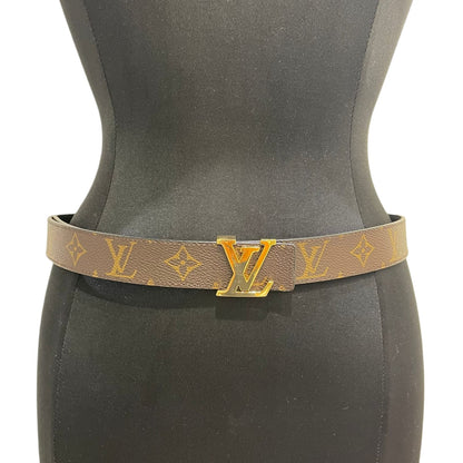 Louis-Vuitton LV Initiales 30mm Reversible Belt GHW