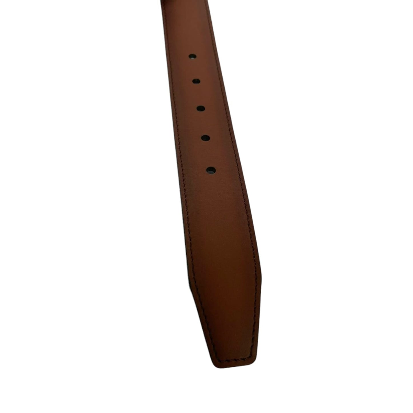 Louis-Vuitton Pont Neuf 35mm Belt Calfskin Brown SHW