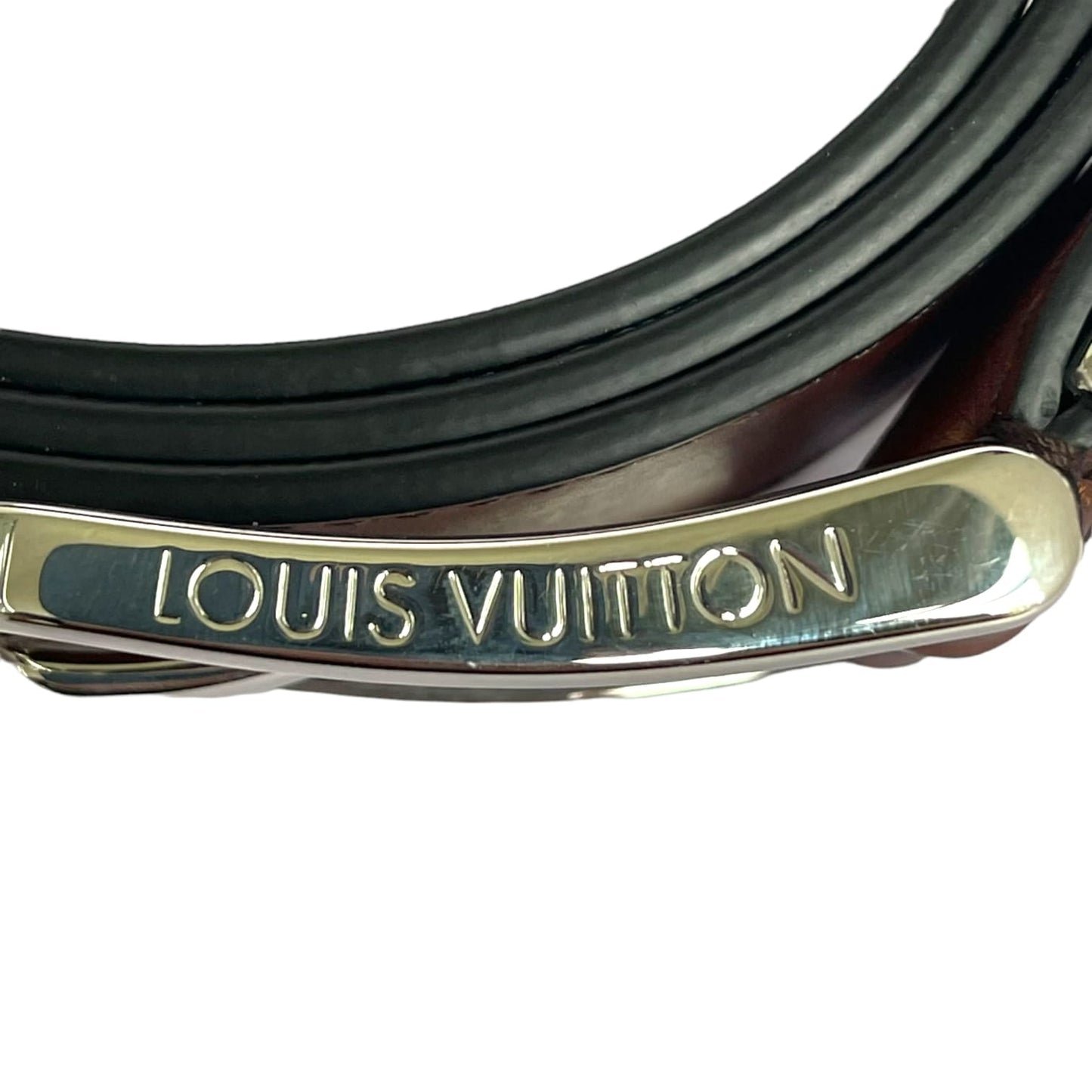 Louis-Vuitton Pont Neuf 35mm Belt Calfskin Brown SHW