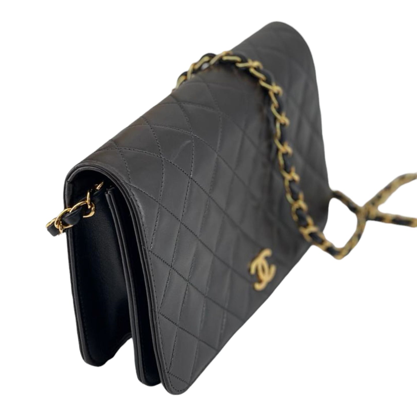Timeless Full Flap CC Lambskin Black GHW