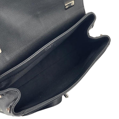 Louis-Vuitton BB Lockme II Calfskin Black SHW