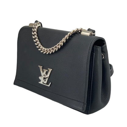 Louis-Vuitton BB Lockme II Calfskin Black SHW