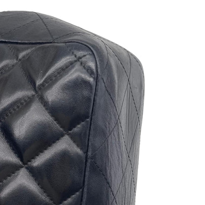 Jumbo Classic Single Flap Lambskin Black SHW