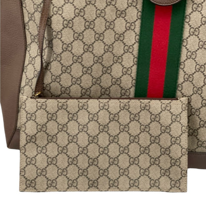 Gucci Medium Ophidia Soft GG Supreme Tote GHW