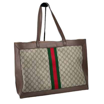 Gucci Medium Ophidia Soft GG Supreme Tote GHW