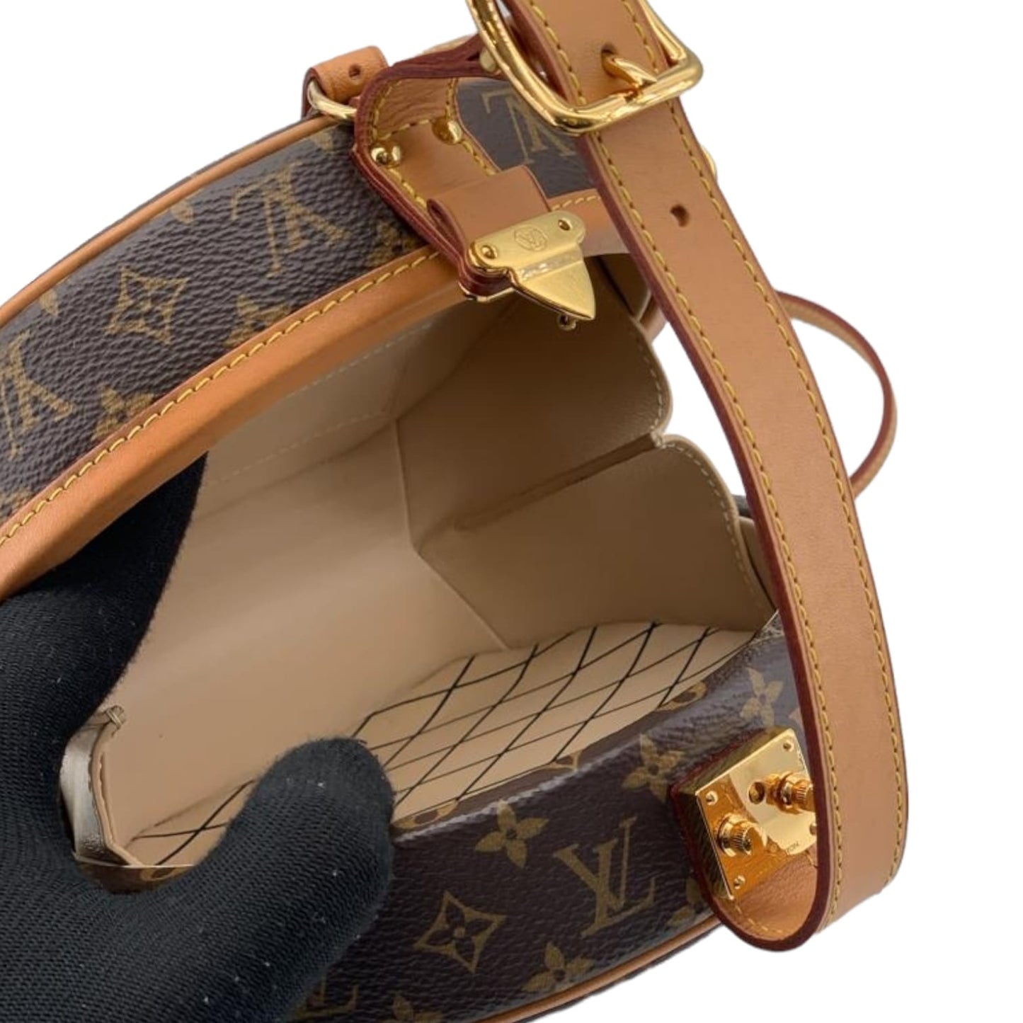 Louis-Vuitton Petite Boite Chapeau Monogram Canvas GHW