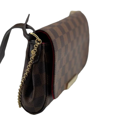 Louis-Vuitton Favorite MM Damier Ebene Canvas GHW