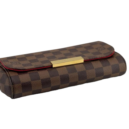 Louis-Vuitton Favorite MM Damier Ebene Canvas GHW