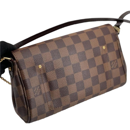 Louis-Vuitton Favorite MM Damier Ebene Canvas GHW