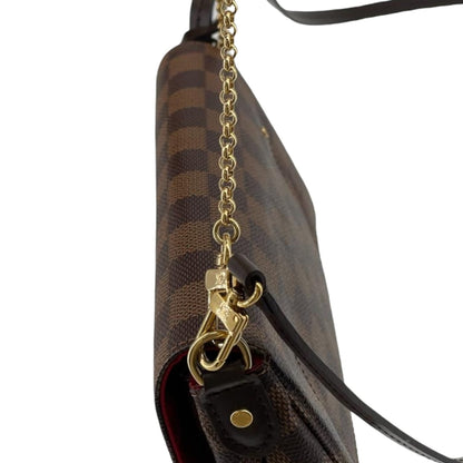 Louis-Vuitton Favorite MM Damier Ebene Canvas GHW