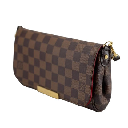 Louis-Vuitton Favorite MM Damier Ebene Canvas GHW