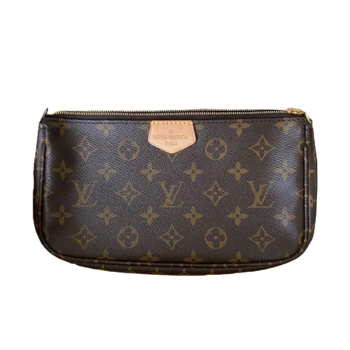 Louis-Vuitton Monogram Multi Pochette Accessoires Khaki GHW