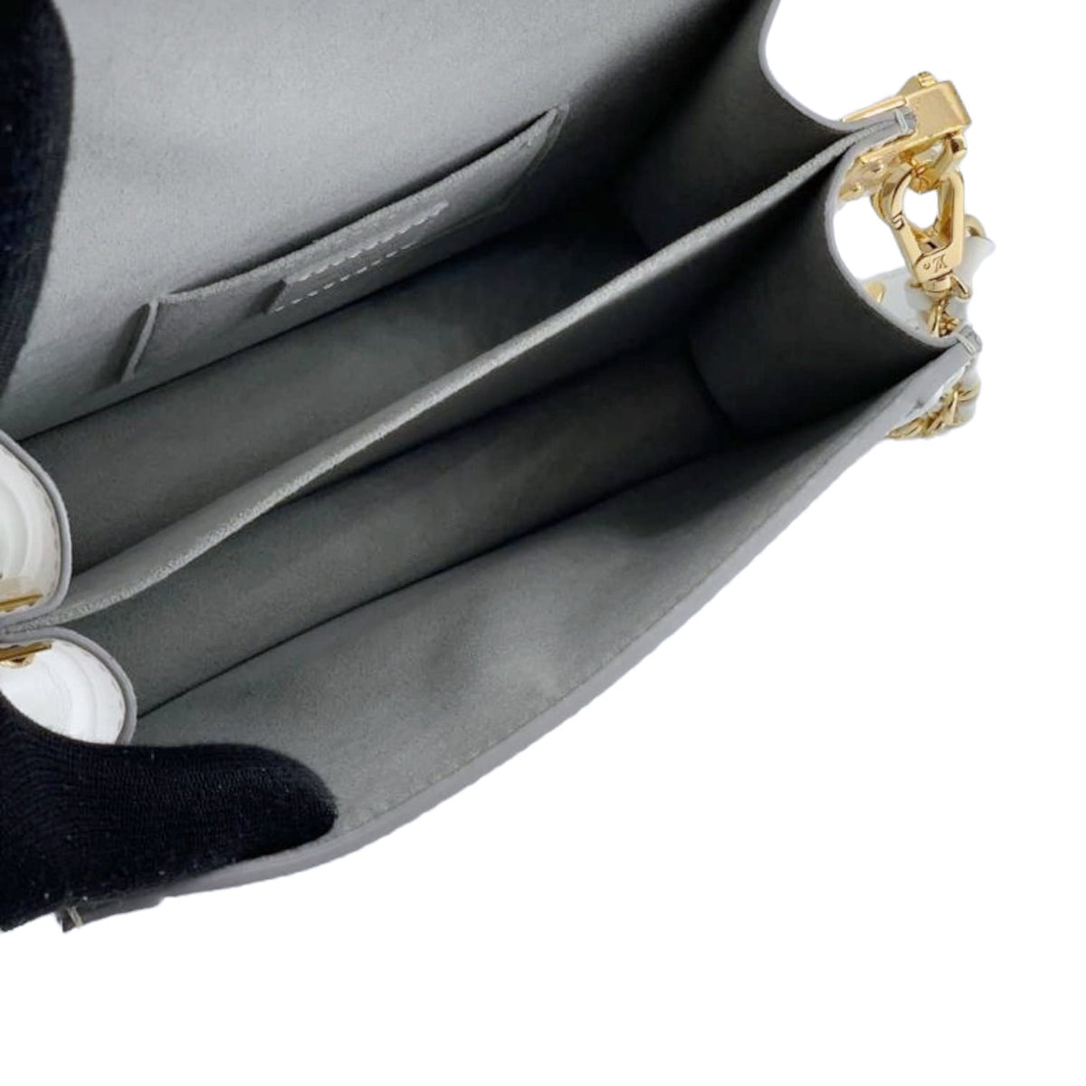 Louis-Vuitton Mini Dauphine Epi Leather Immaculate White GHW