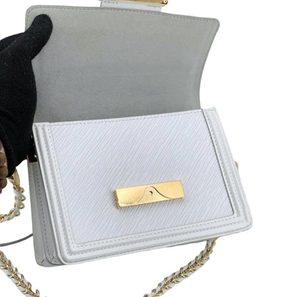 Louis-Vuitton Mini Dauphine Epi Leather Immaculate White GHW