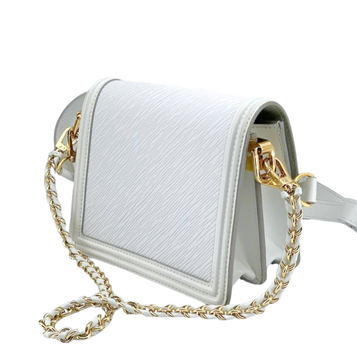 Louis-Vuitton Mini Dauphine Epi Leather Immaculate White GHW