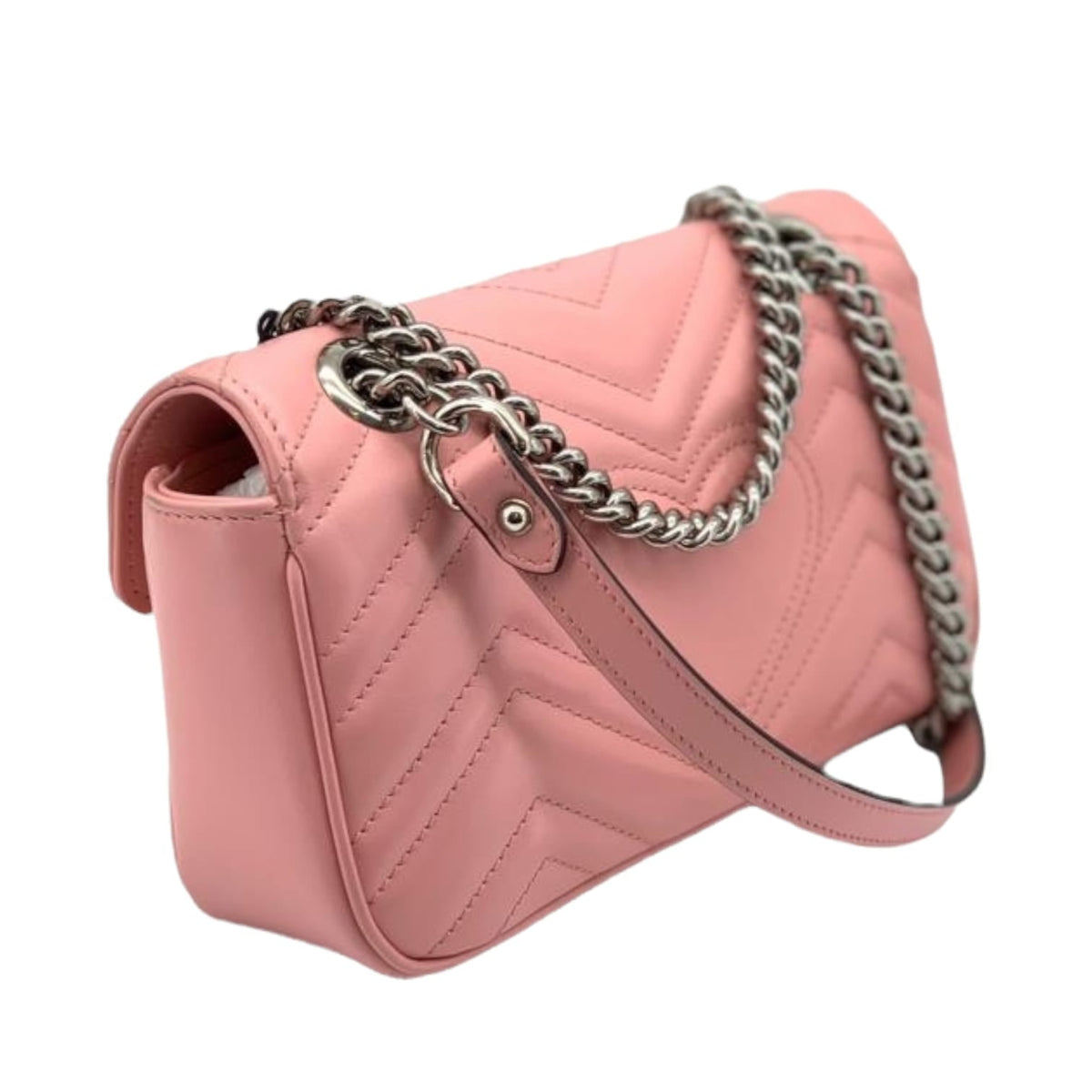 Gucci Mini Marmont Matelassé Leather Pink SHW