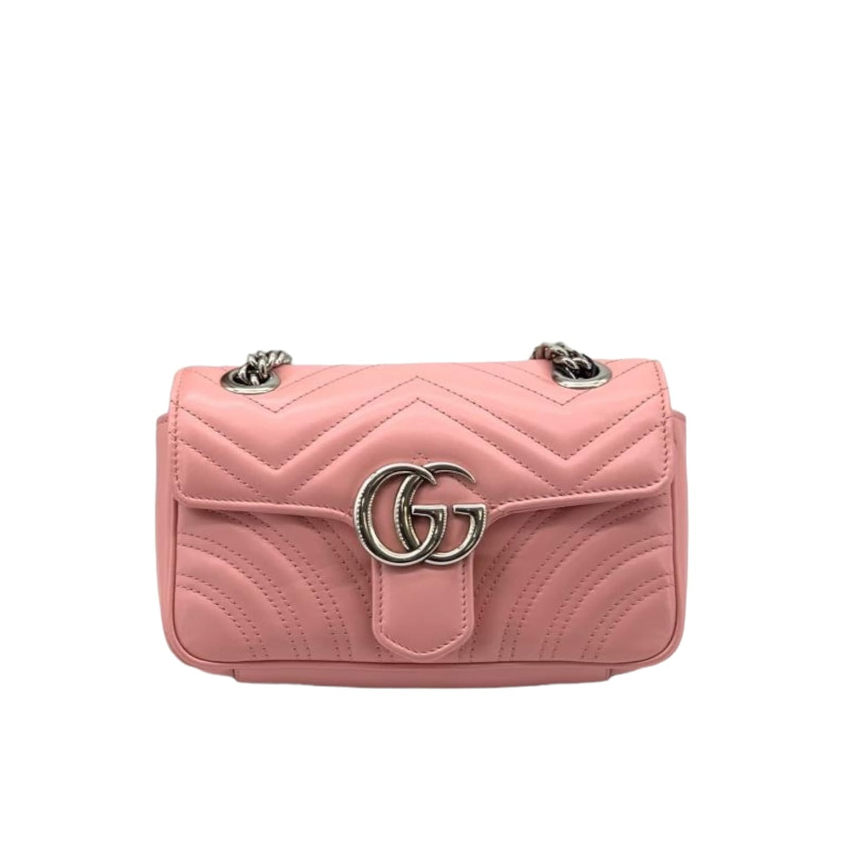 Gucci Mini Marmont Matelassé Leather Pink SHW