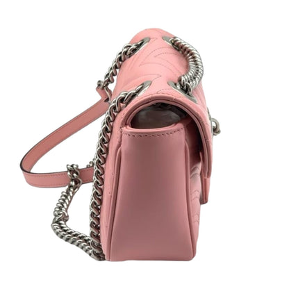 Gucci Mini Marmont Matelassé Leather Pink SHW