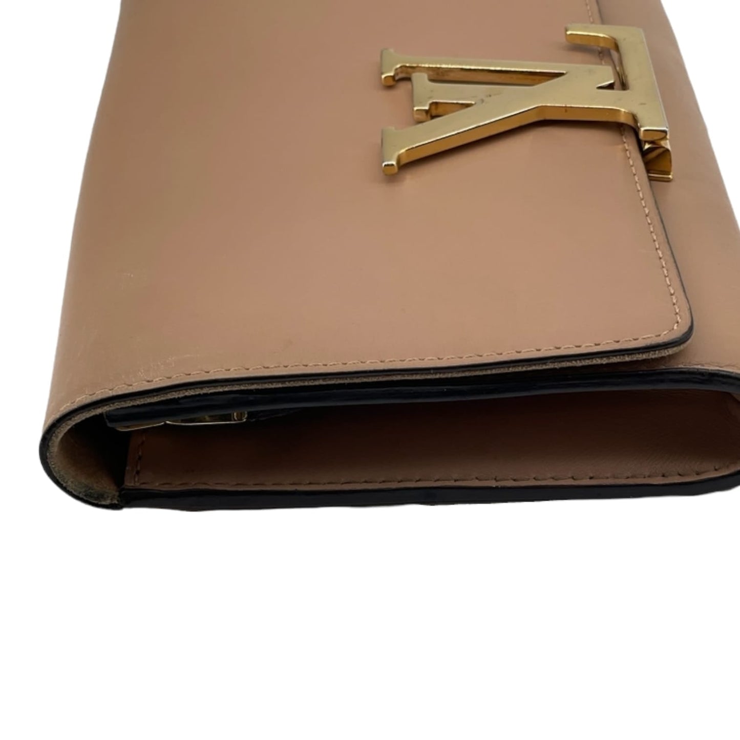 Louis-Vuitton GM Louise Chain Calfskin Beige GHW