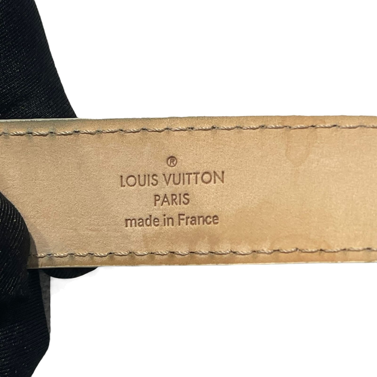 Louis-Vuitton Mini 25mm Belt in Damier Azur GHW