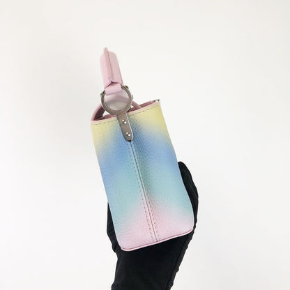 Louis-Vuitton Mini Capucines Rainbow SHW