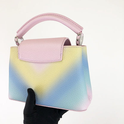 Louis-Vuitton Mini Capucines Rainbow SHW