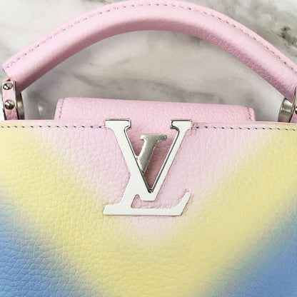 Louis-Vuitton Mini Capucines Rainbow SHW