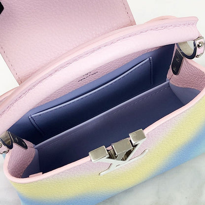 Louis-Vuitton Mini Capucines Rainbow SHW