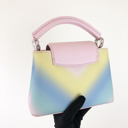 Louis-Vuitton Mini Capucines Rainbow SHW