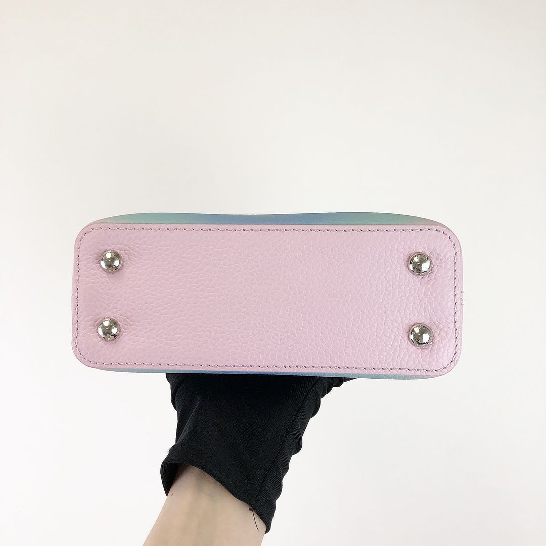 Louis-Vuitton Mini Capucines Rainbow SHW