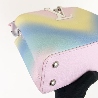 Louis-Vuitton Mini Capucines Rainbow SHW