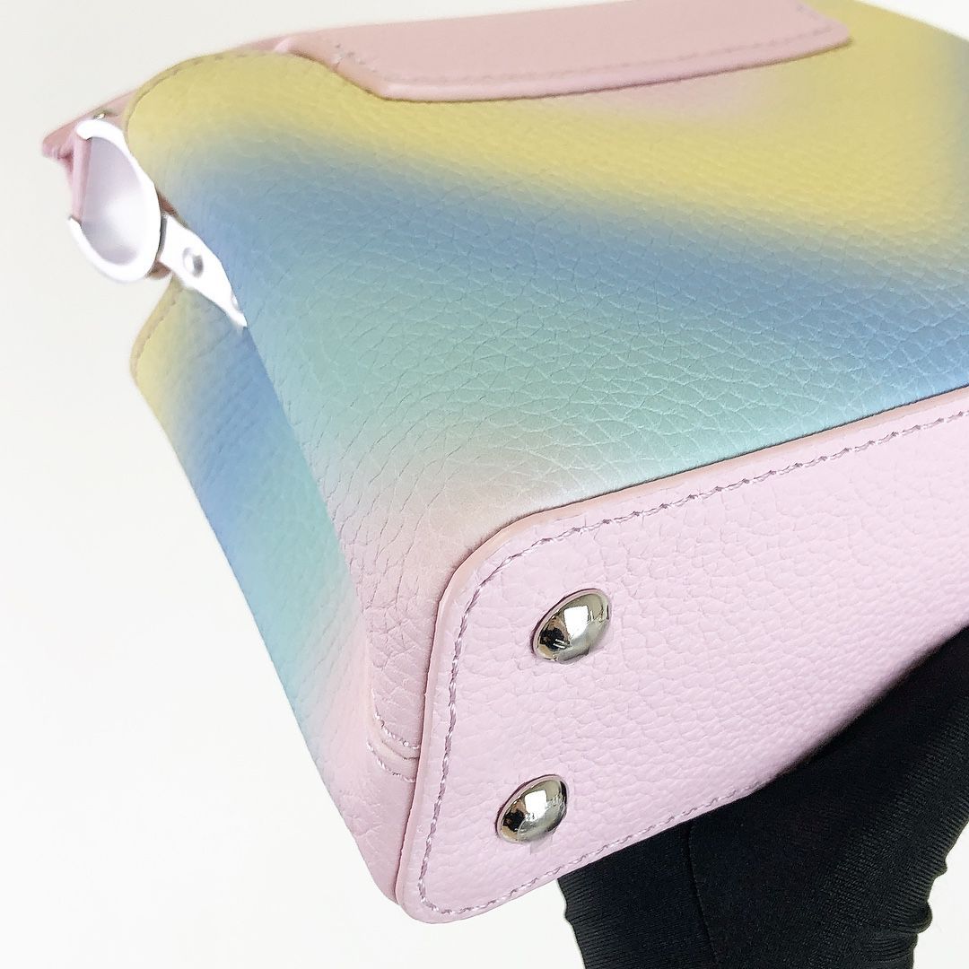 Louis-Vuitton Mini Capucines Rainbow SHW