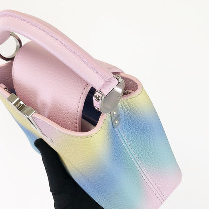 Louis-Vuitton Mini Capucines Rainbow SHW
